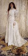 James Abbot McNeill Whistler Symphony in White no 1: The White Girl - Portrait of Joanna Hiffernan china oil painting artist